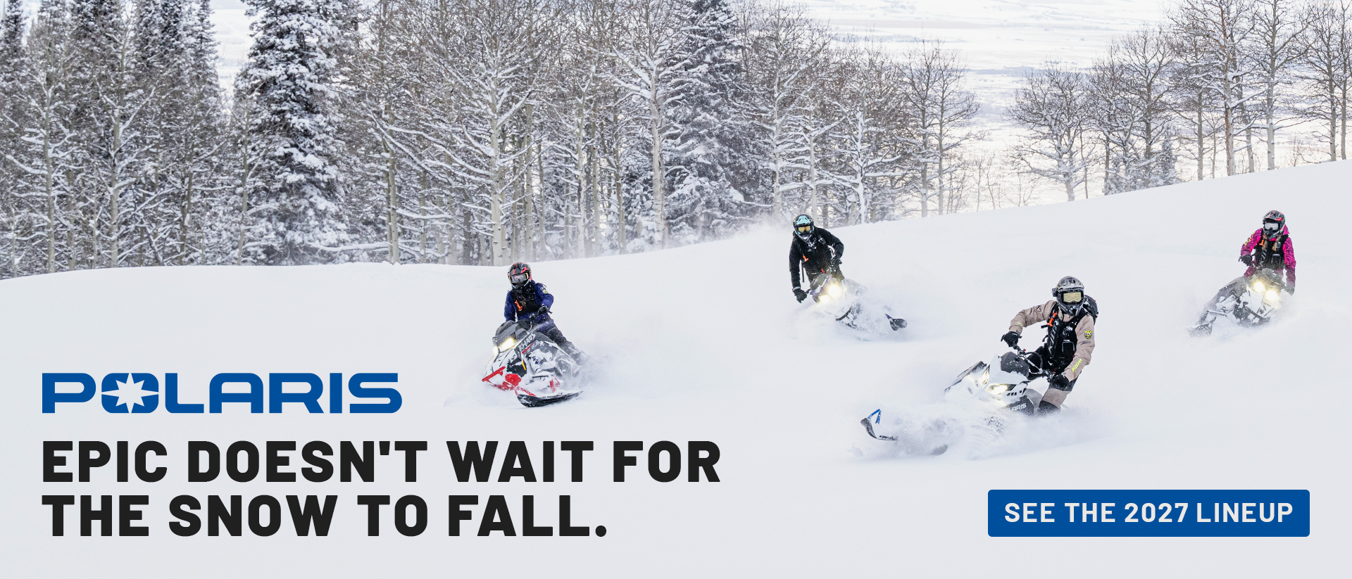 Explore the 2027 Polaris Snowmobile Lineup