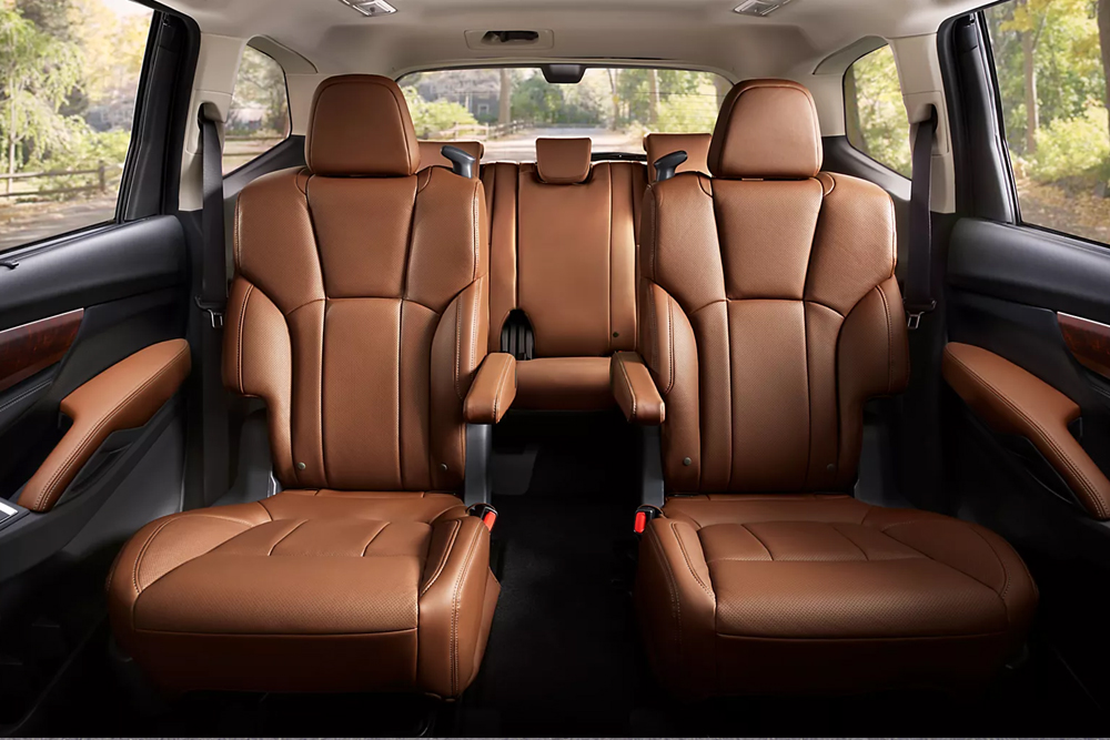 Touring interior shown in Java Brown Nappa Leather
