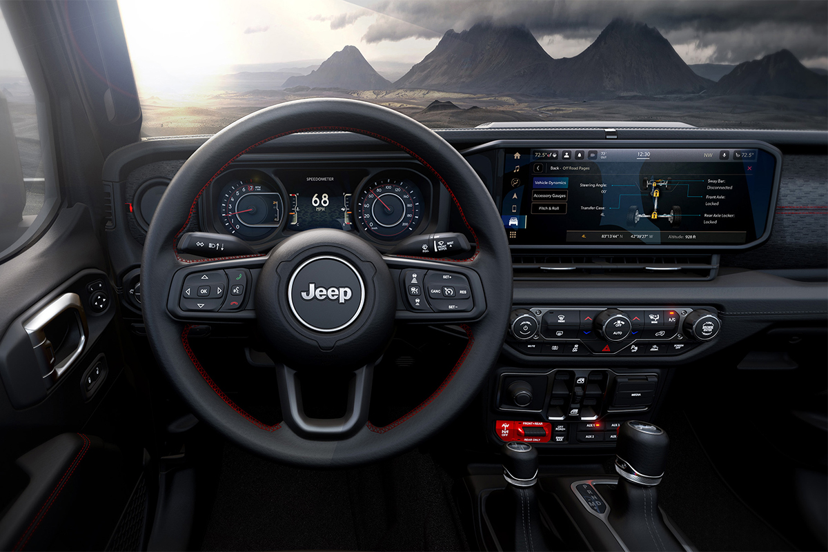 Experience Jeep interiors at our dealer near Edwardsville, IL.