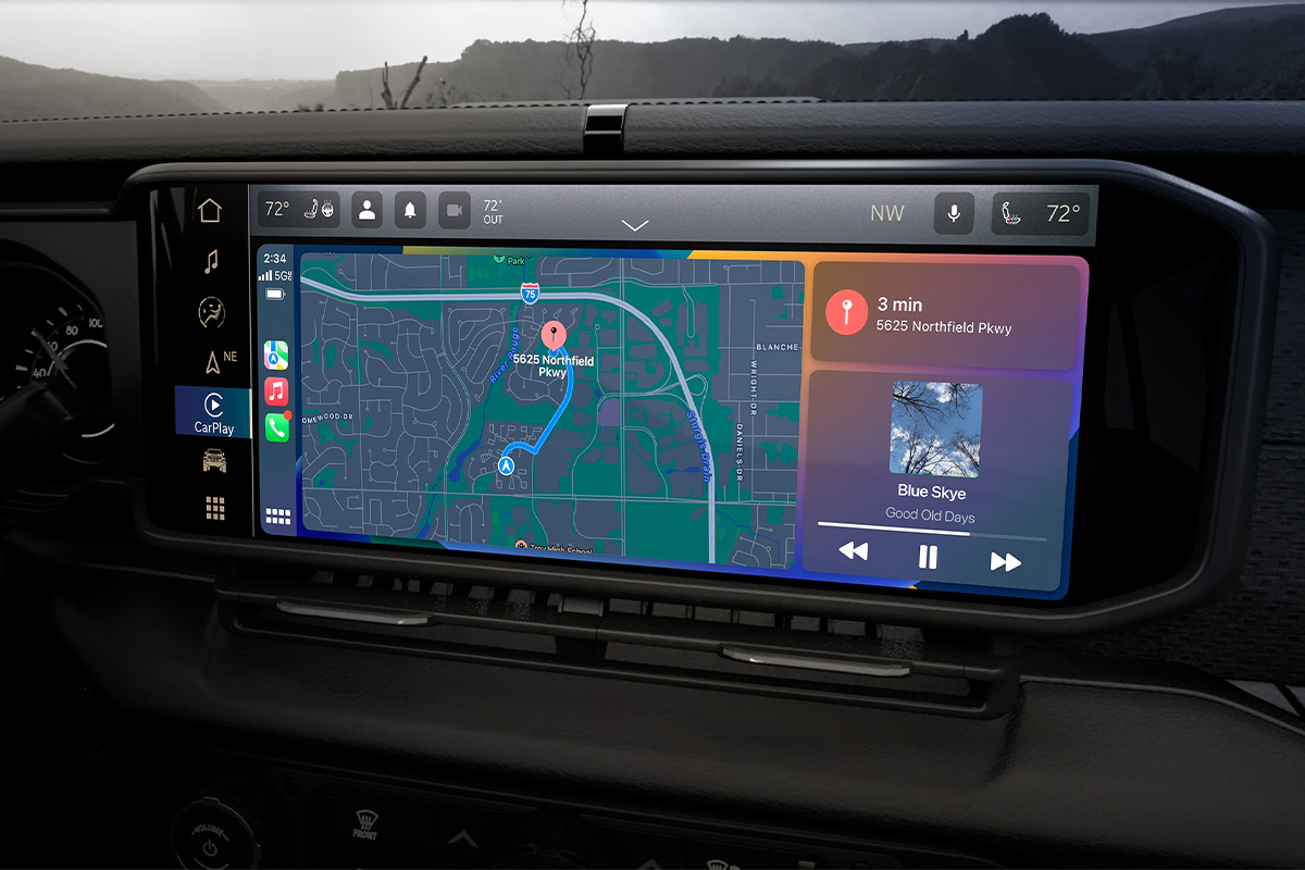 Experience the Uconnect infotainment system at our dealer near Edwardsville, IL..