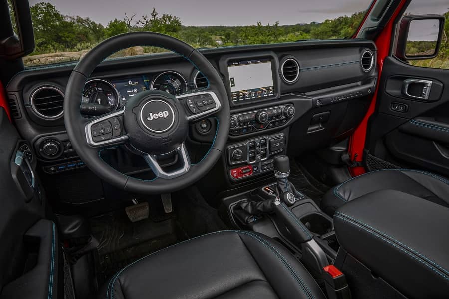 Jeep Wrangler interior