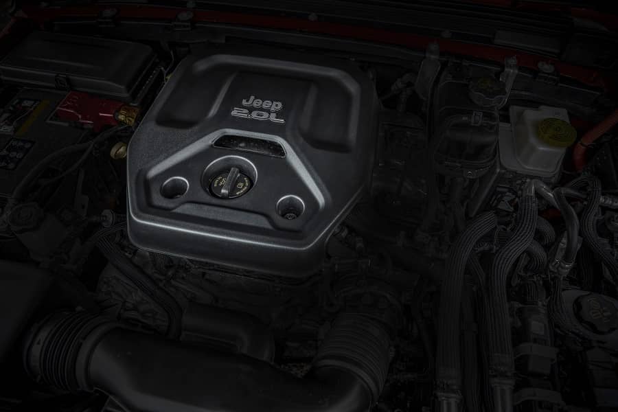 2.0-liter turbocharged Jeep engine