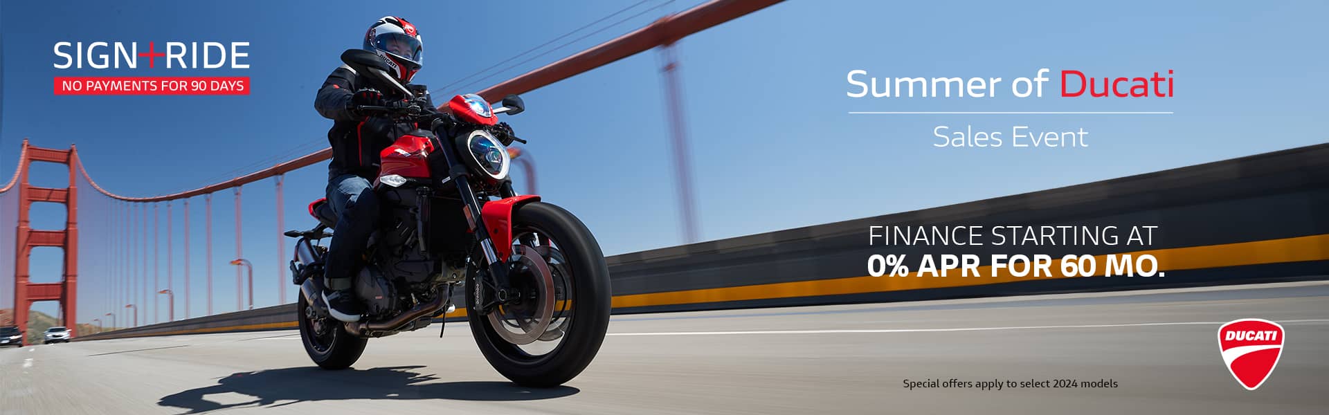 Ducati Promotions Banner