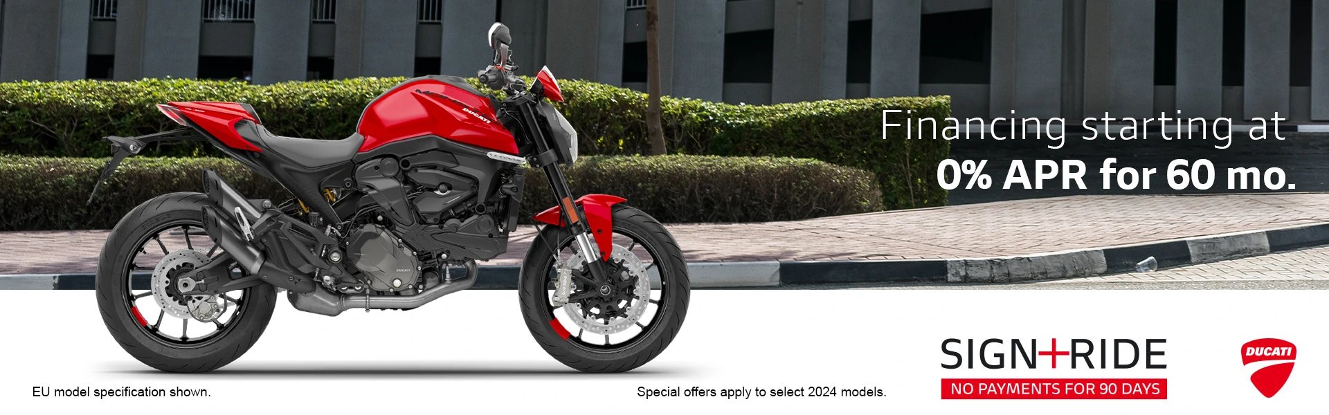 Ducati Promotions Banner