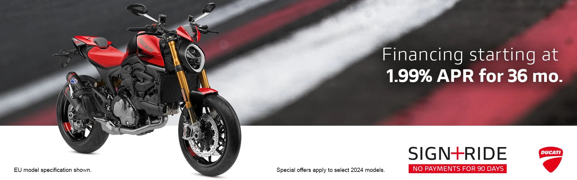 Ducati Promotions Banner