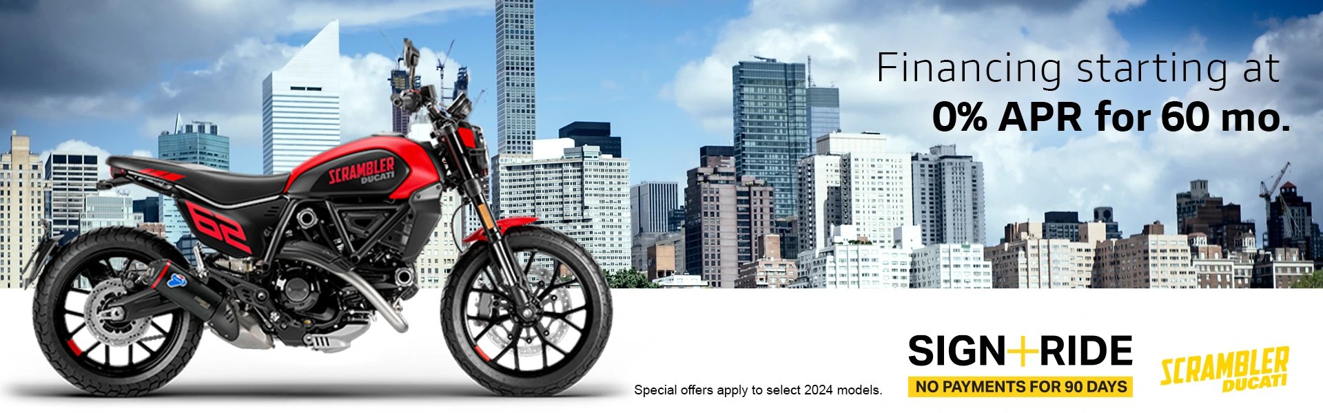 Ducati Promotions Banner