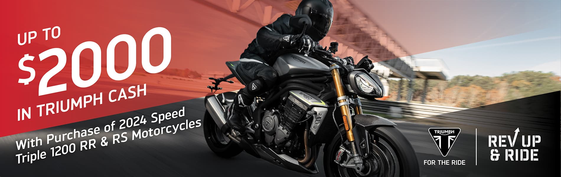Triumph Promotions Banner