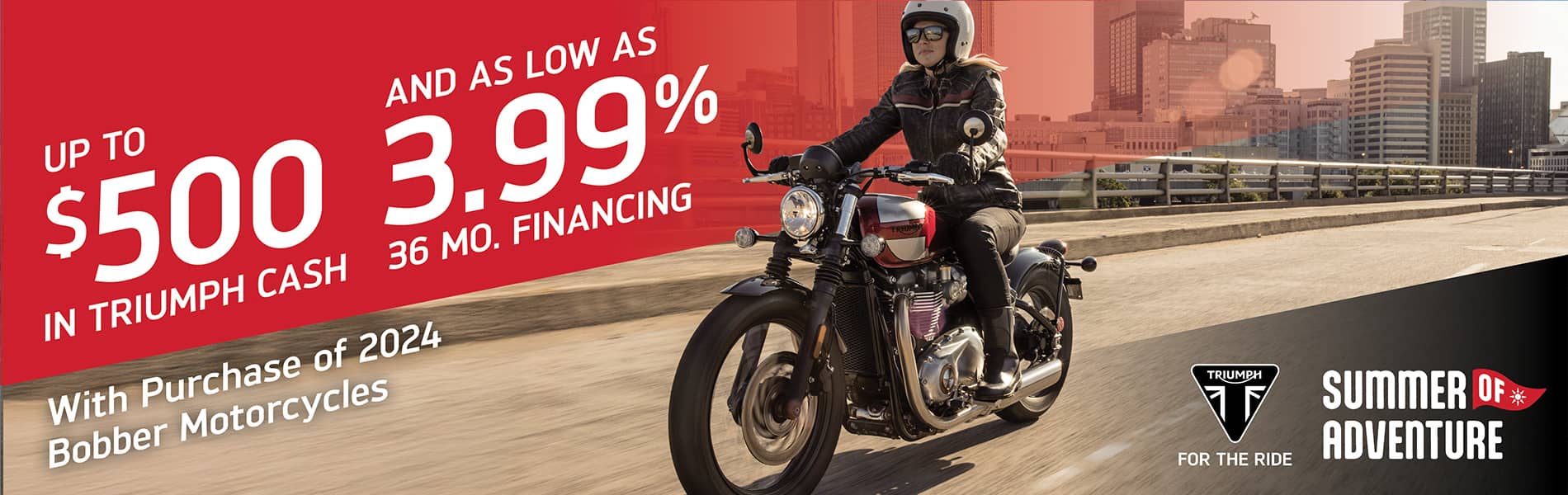 Triumph Promotions Banner
