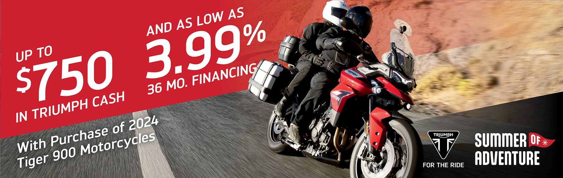 Triumph Promotions Banner