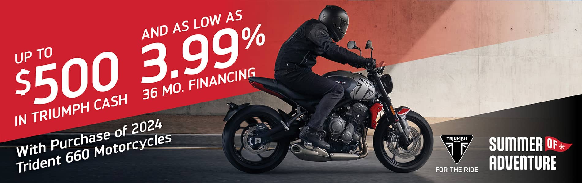 Triumph Promotions Banner