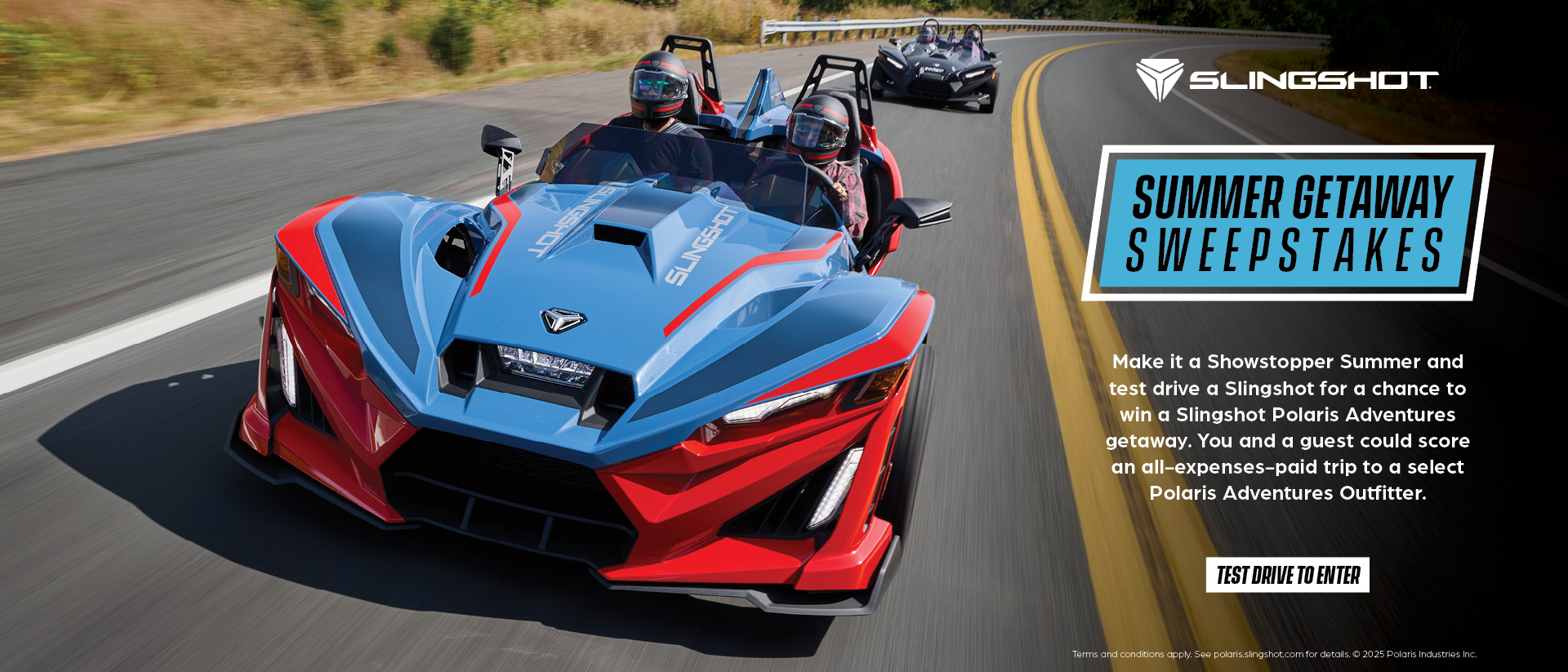 Slingshot Summer Getaway Sweepstakes 