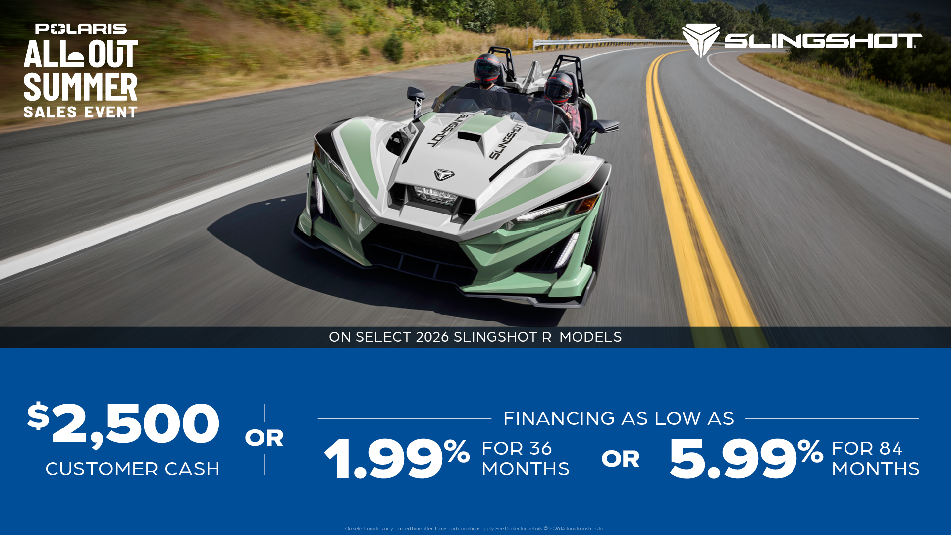Polaris Slingshot for sale at Cross Country Powersports