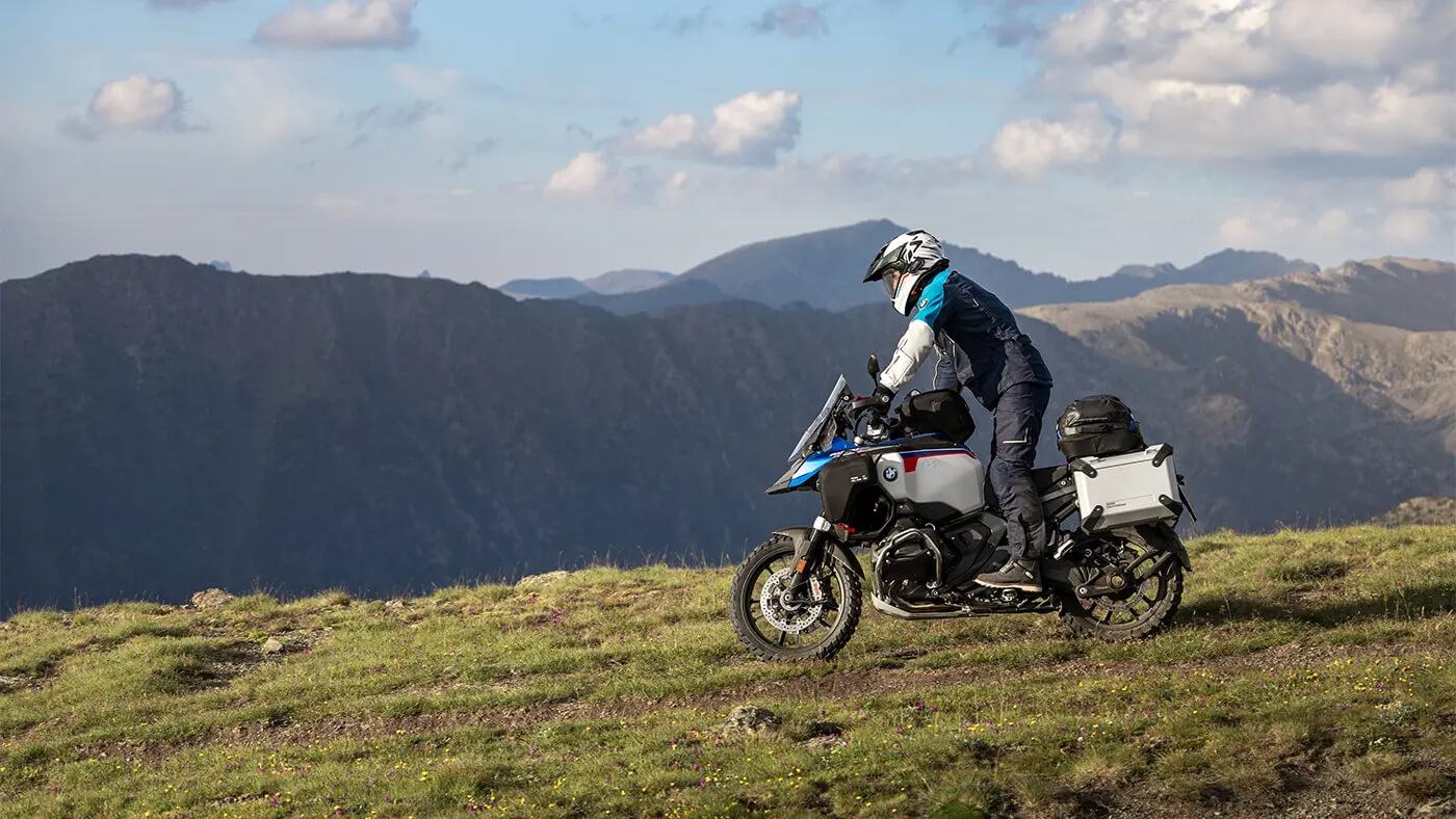 Special Gear and Accessory offer with the purchase of any new BMW Motorcycle through October 31, 2026